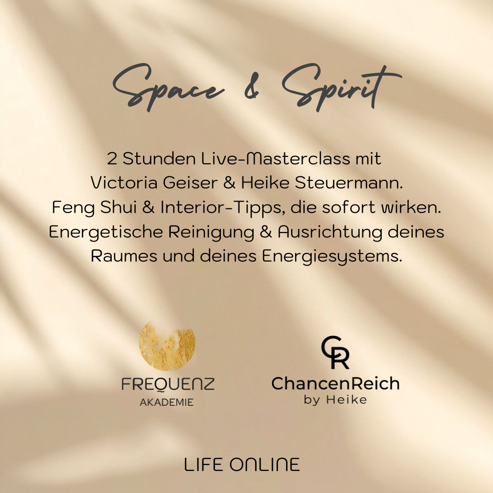 Masterclass Space & Spirit